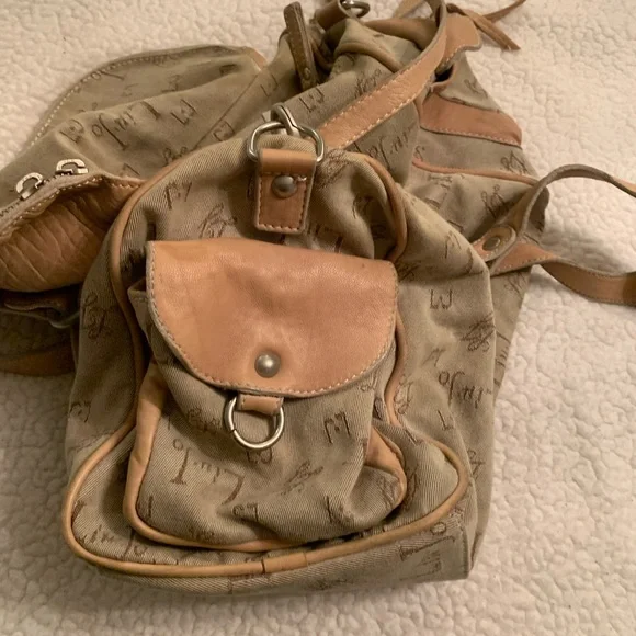 Lui Jo | Slouchy Beige Handbag Pink Interior Soft - Picture 5 of 12